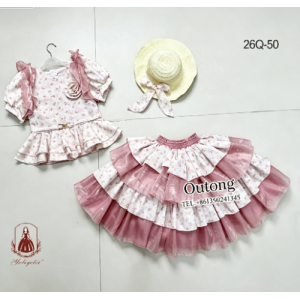 OT女童套装裙&草帽&26Q-50#