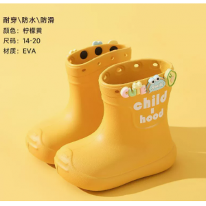 男女童高筒软底雨鞋防水防滑长筒雨靴