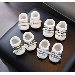 Printemps automne hommes femmes b&eacute;b&eacute; chaussures b&eacute;b&eacute; anti - chute fines chaussettes respirantes 0 - 1 ans semelle souple