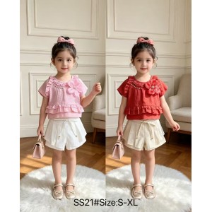 WG女童可爱短袖套装SS21#