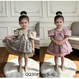 WG女童可爱短袖连衣裙QQ30#