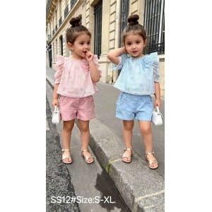 WG女童可爱短袖套装SS12#
