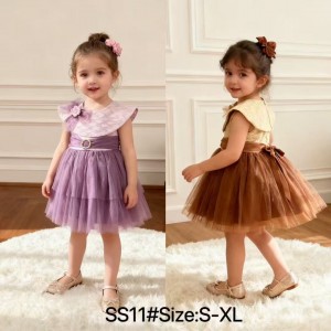 WG女童可爱公主裙短袖连衣裙SS11#