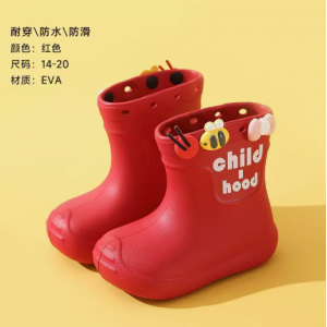 男女童高筒软底雨鞋防水防滑长筒雨靴